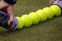 tennisballen oud