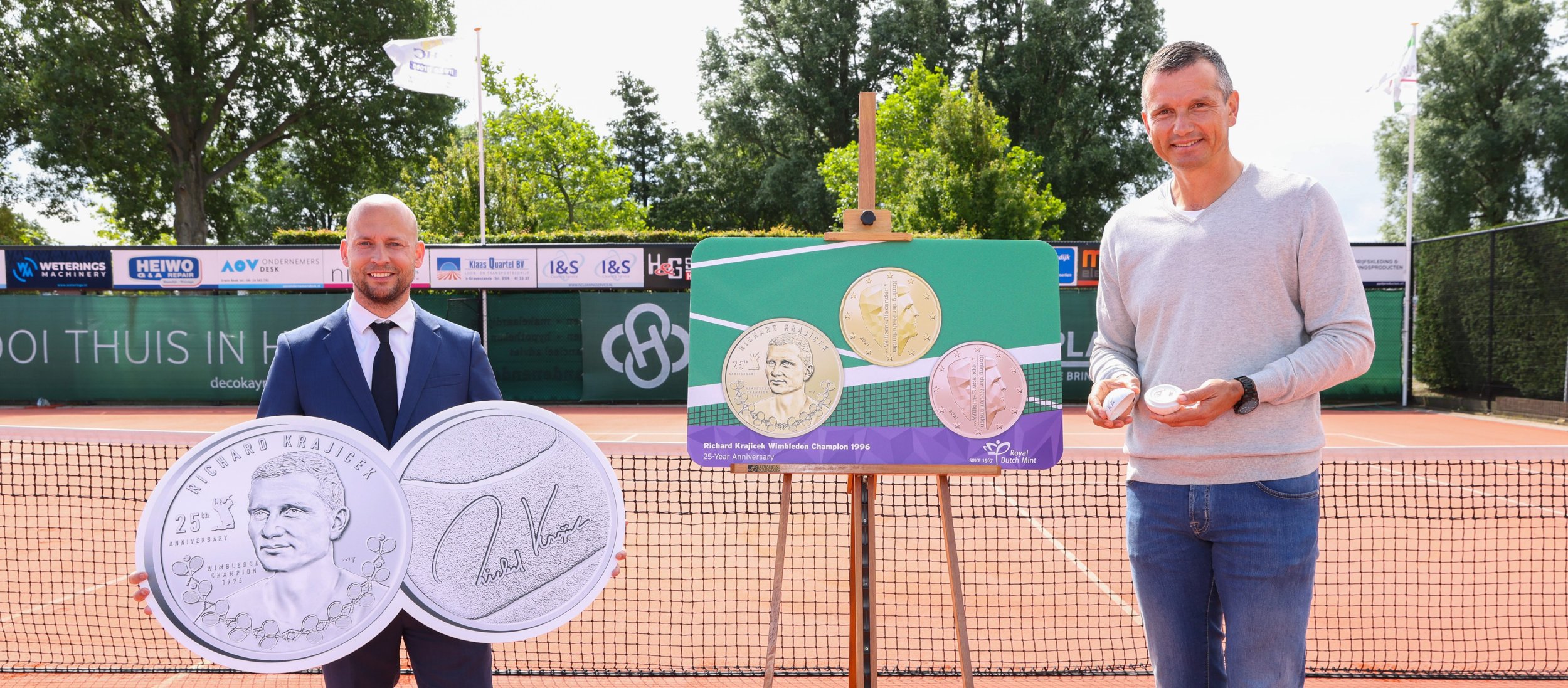 Krajicek Munt Uitreiking