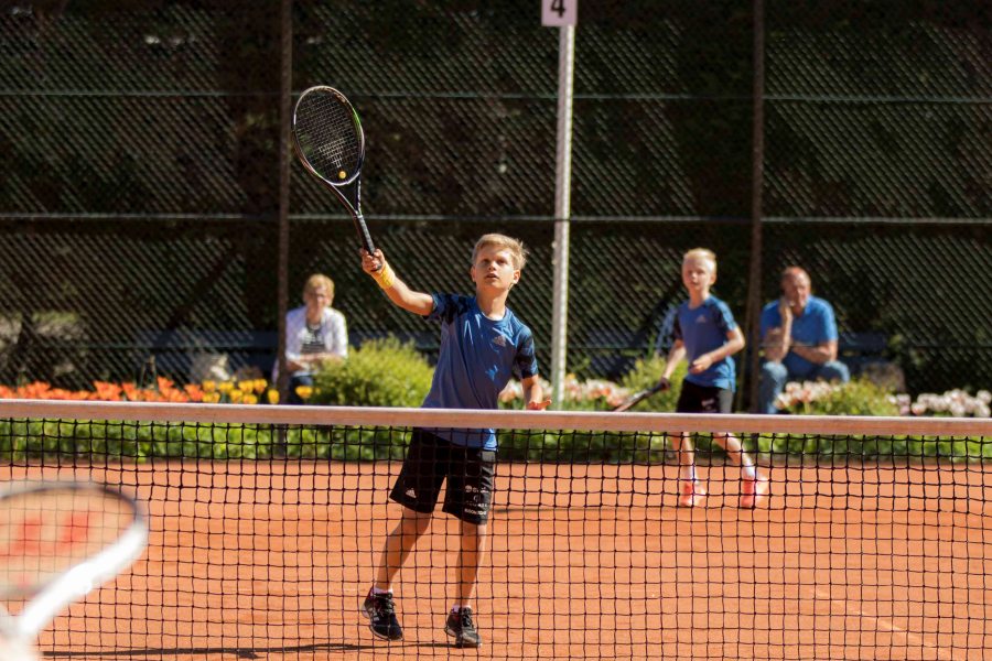 Jongens dubbel volley