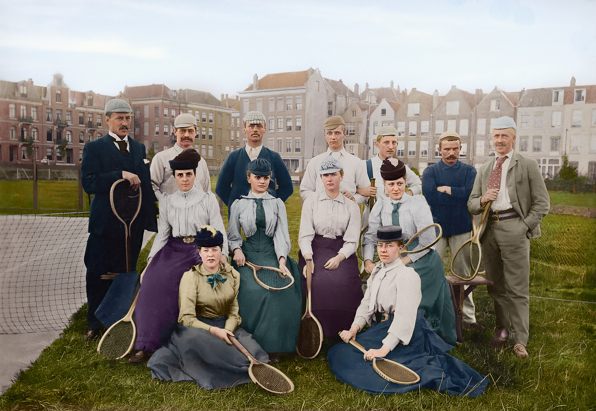 Tennisvereniging op het Museumplein